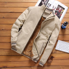 Load image into Gallery viewer, Fleece Lined Bomber Jacket
