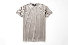 Load image into Gallery viewer, Crushed Velvet Solid Color Short  Sleeve Tees
