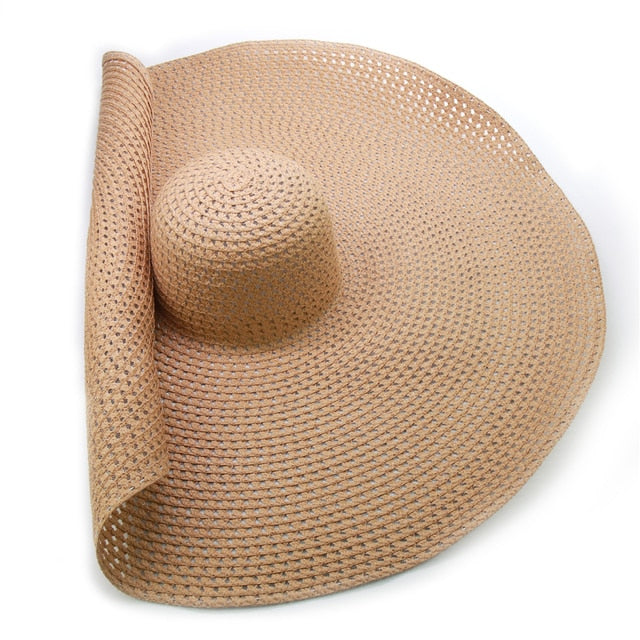 Handmade Woven Big Brim Breathable Sun Hat