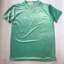 Load image into Gallery viewer, Crushed Velvet Solid Color Short  Sleeve Tees
