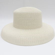 Load image into Gallery viewer, Elegant Wide Brim Straw Hat
