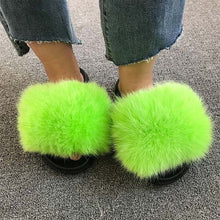 Load image into Gallery viewer, Plush Extra Fluffy Fur Slippers
