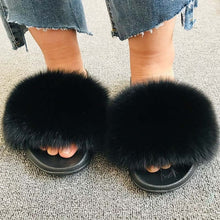 Load image into Gallery viewer, Plush Extra Fluffy Fur Slippers
