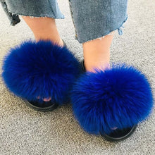 Load image into Gallery viewer, Plush Extra Fluffy Fur Slippers
