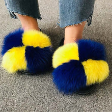 Load image into Gallery viewer, Plush Extra Fluffy Fur Slippers
