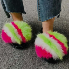 Load image into Gallery viewer, Plush Extra Fluffy Fur Slippers
