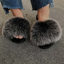 Load image into Gallery viewer, Plush Extra Fluffy Fur Slippers
