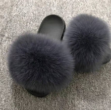 Load image into Gallery viewer, Plush Extra Fluffy Fur Slippers
