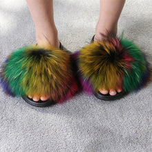 Load image into Gallery viewer, Plush Extra Fluffy Fur Slippers
