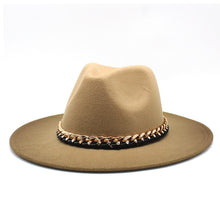 Load image into Gallery viewer, Woolen  Hombre Shaded Unisex Fedora Hats
