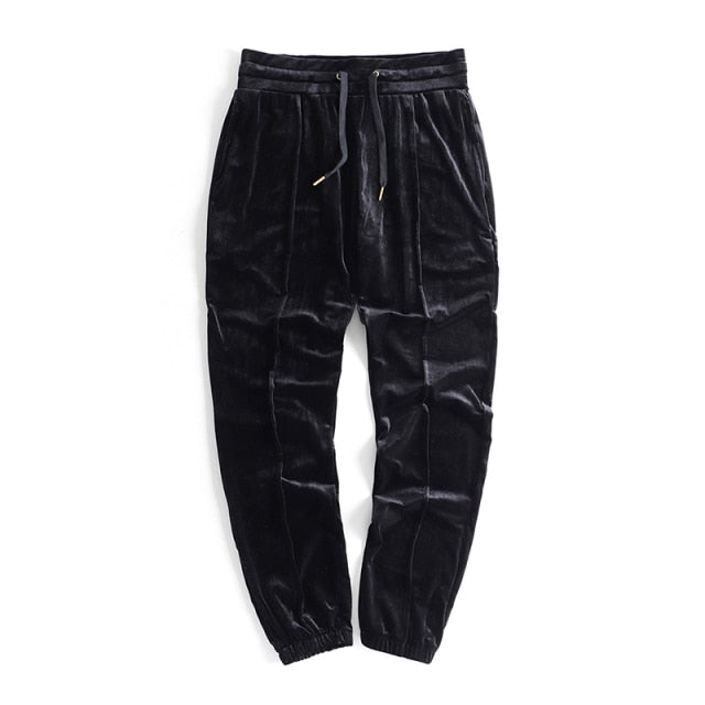 Velour Loose Fit Joggers Pants