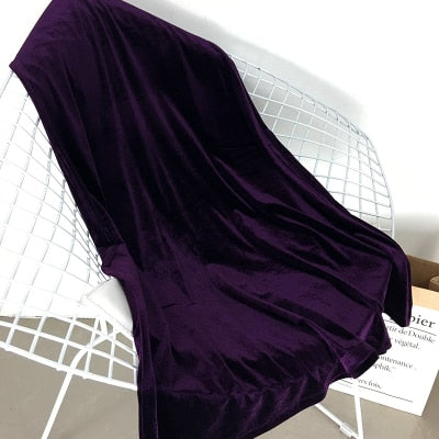 Long Maxi Straight Velvet Skirt