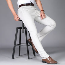 Load image into Gallery viewer, Casual Cotton Stretch Slim Fit Trousers
