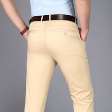 Load image into Gallery viewer, Casual Cotton Stretch Slim Fit Trousers
