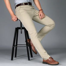 Load image into Gallery viewer, Casual Cotton Stretch Slim Fit Trousers
