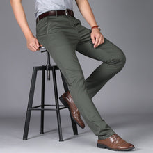 Load image into Gallery viewer, Casual Cotton Stretch Slim Fit Trousers
