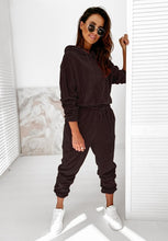 Load image into Gallery viewer, Velour Solid  Rich Colored Tracksuit
