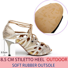 Load image into Gallery viewer, Suede with  Snake Skin Lace Sandals
