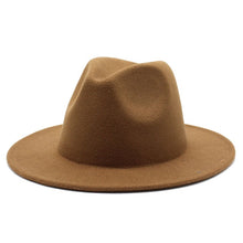 Load image into Gallery viewer, Classic Fedora Brim Hat
