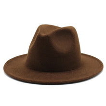 Load image into Gallery viewer, Classic Fedora Brim Hat
