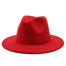 Load image into Gallery viewer, Classic Fedora Brim Hat
