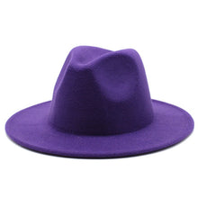 Load image into Gallery viewer, Classic Fedora Brim Hat
