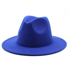 Load image into Gallery viewer, Classic Fedora Brim Hat
