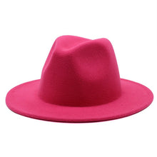 Load image into Gallery viewer, Classic Fedora Brim Hat
