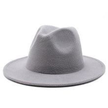 Load image into Gallery viewer, Classic Fedora Brim Hat
