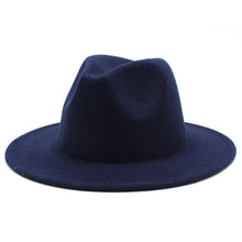 Load image into Gallery viewer, Classic Fedora Brim Hat
