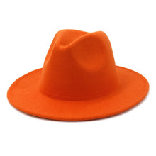 Load image into Gallery viewer, Classic Fedora Brim Hat
