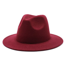 Load image into Gallery viewer, Classic Fedora Brim Hat
