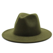 Load image into Gallery viewer, Classic Fedora Brim Hat
