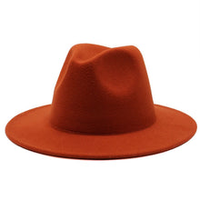 Load image into Gallery viewer, Classic Fedora Brim Hat
