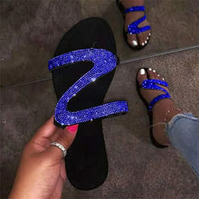 Load image into Gallery viewer, Glittery Jewel Toned Sandals
