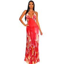 Load image into Gallery viewer, Bohemian Maxi  Halter Dress
