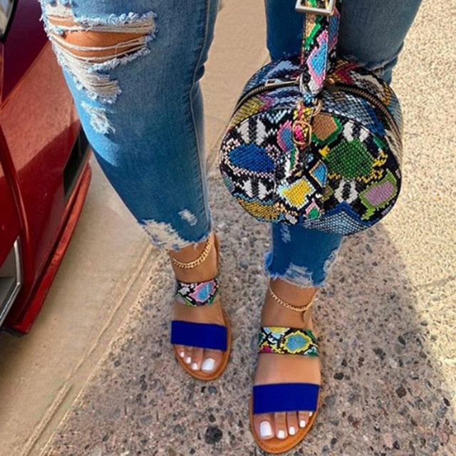 Two Strap Colorful Slides