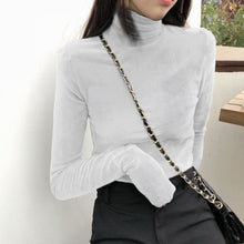 Load image into Gallery viewer, Velour Super Soft Long Sleeve Turtleneck
