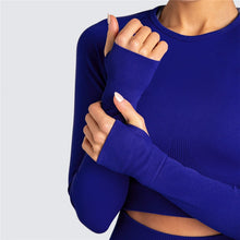 Load image into Gallery viewer, Athletic Solid Colored Top With Thumb Holes 
