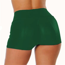 Load image into Gallery viewer, Soft &amp; Shiny Solid Color Fitted  Shorts
