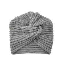 Load image into Gallery viewer, Knitted Turban Style Twisted Warm Winter Hat
