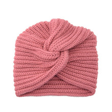 Load image into Gallery viewer, Knitted Turban Style Twisted Warm Winter Hat
