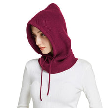 Load image into Gallery viewer, Warm Hooded Bonnet Skullies
