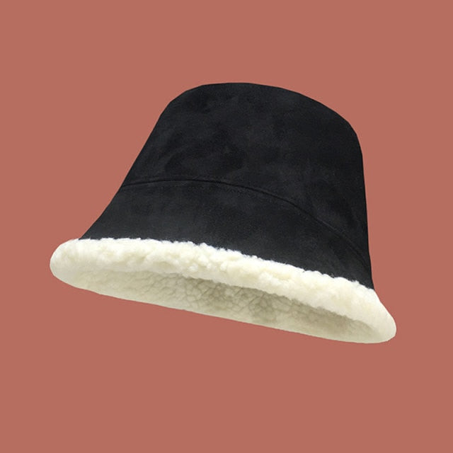 Lamb Wool Thick Basin Hats