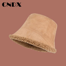 Load image into Gallery viewer, Lamb Wool Thick Basin Hats
