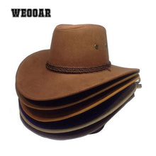 Load image into Gallery viewer, Suede Panama Vintage Riding Sombrero
