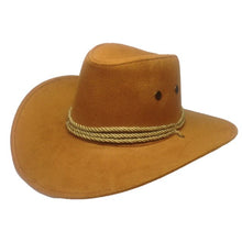 Load image into Gallery viewer, Suede Panama Vintage Riding Sombrero
