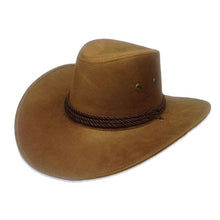 Load image into Gallery viewer, Suede Panama Vintage Riding Sombrero
