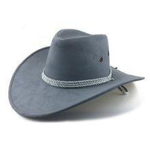 Load image into Gallery viewer, Suede Panama Vintage Riding Sombrero
