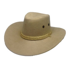 Load image into Gallery viewer, Suede Panama Vintage Riding Sombrero
